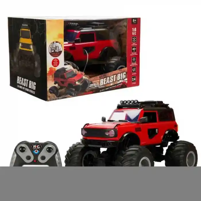 S01005090 ARABA1/8 PFF-ROAD F/F SES/IŞIK 3.7V.USB 2.4GHZ.2R.