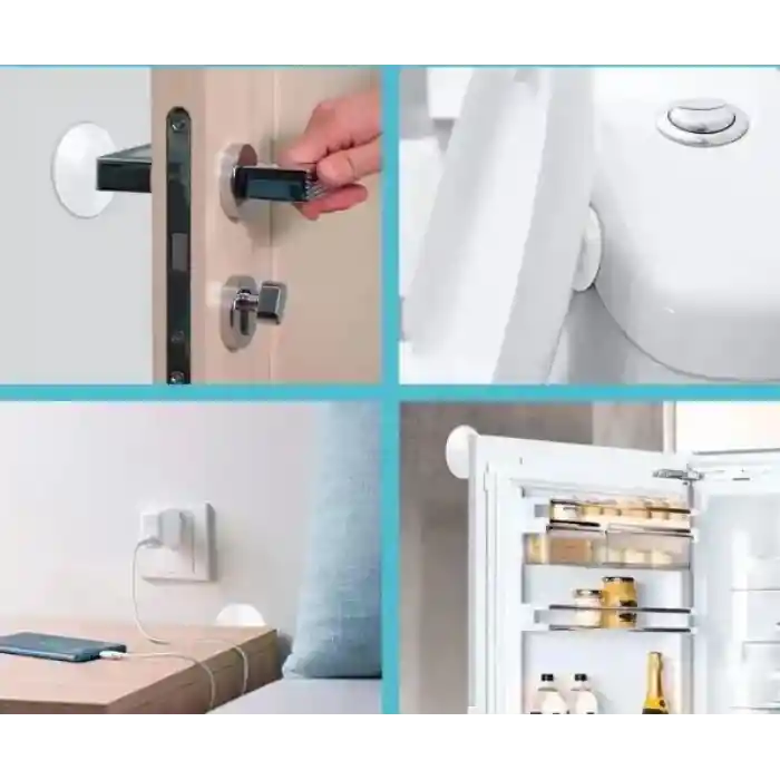 Şeffaf  Silikon Mobilya ve Kapı Durdurucu Darbe Pedi 6 lı