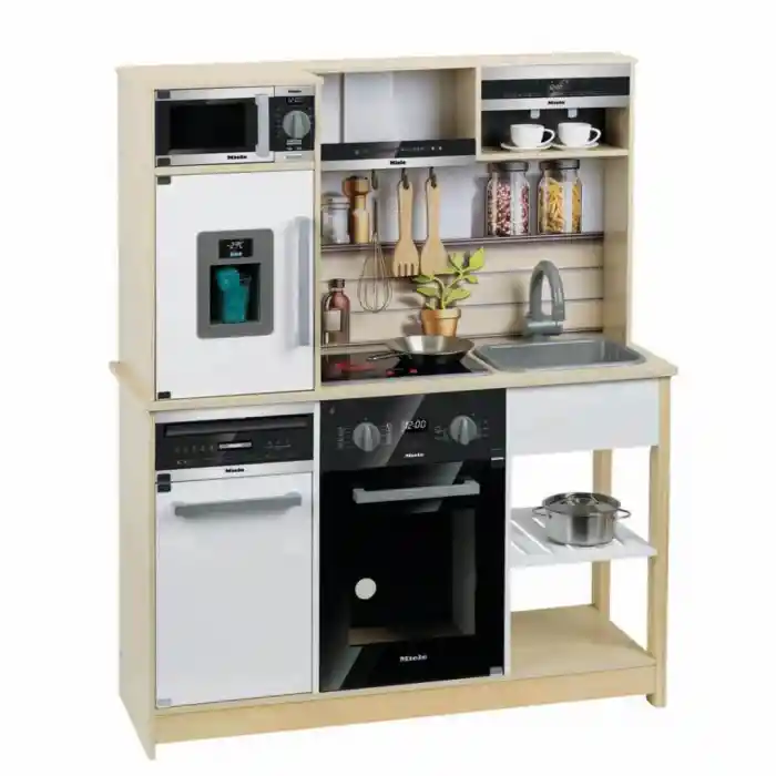 Sesli ve Işıklı Ahşap Mutfak Seti