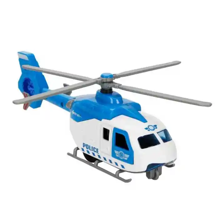 Sesli ve Işıklı Çek Bırak Die Cast Helikopter