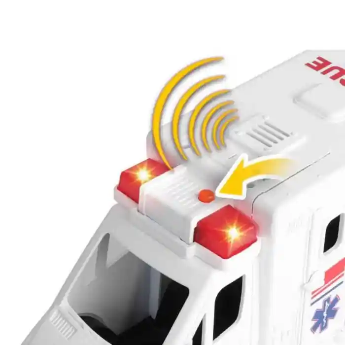 Sesli ve Işıklı City Mission Şehir Araçları Oyun Seti