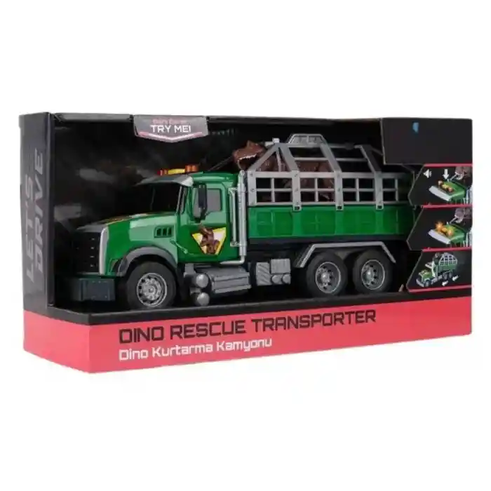 Sesli Ve Işıklı Dino Kurtarma Kamyonu