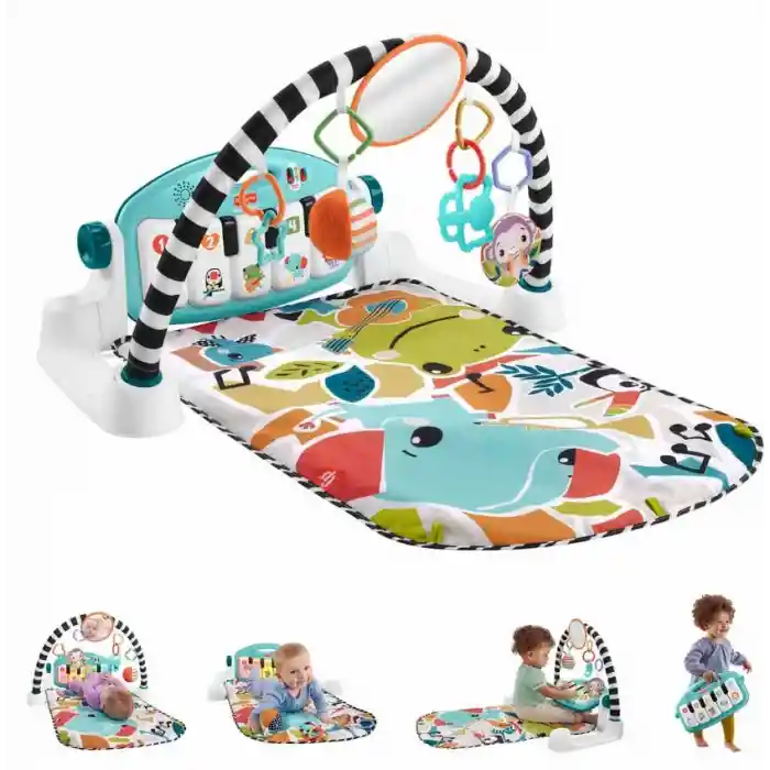 Sesli ve Işıklı Neşeli Hayvanlar Piyanolu Oyun Halısı HWY49