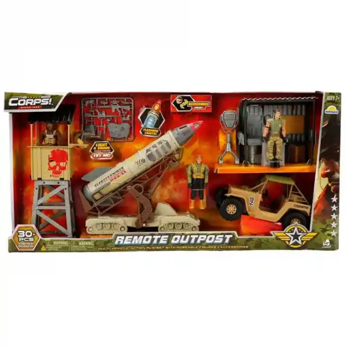 Sesli ve Işıklı The Corps Remote Outpost Oyun Seti