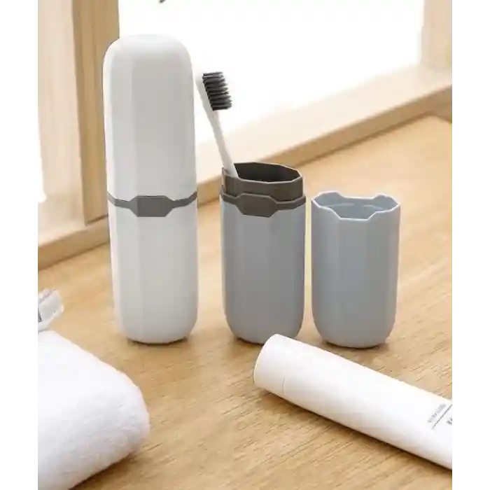 Seyahat Tipi Diş Fırçası ve Makyaj Fırça Kabı 2 Renk