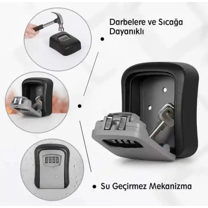 Şifreli Anahtar ve Eşya Saklama Güvenlik Kasası