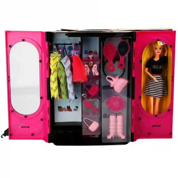 NessiWorld Şık Dolabım Aksesuarlı Bebek