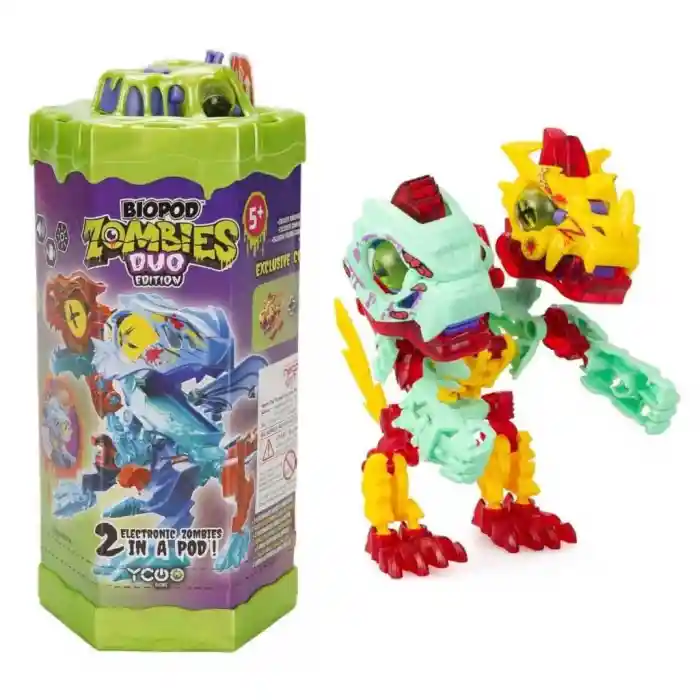 SIL 88694 Sesli ve Işıklı Biopod Zombies Inmotion İkili Dinozor Robot