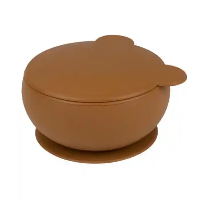 Silikon Kapaklı Kase Woody Brown