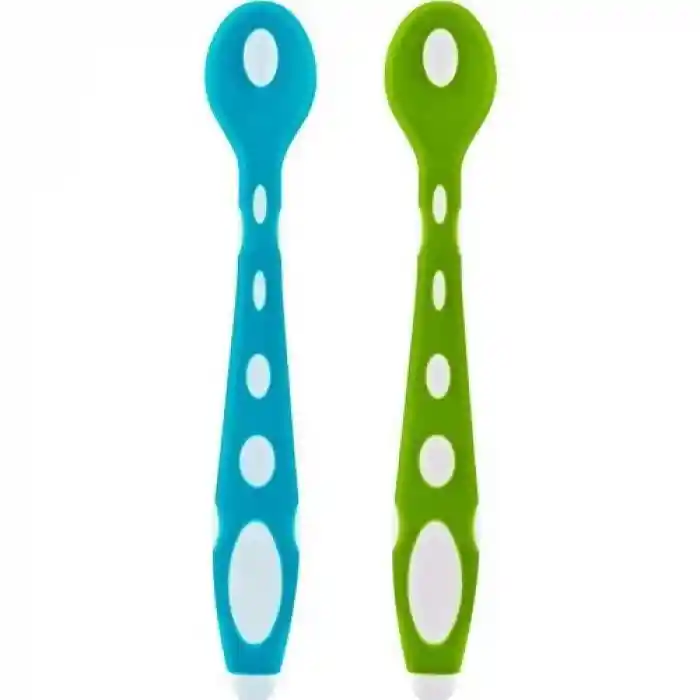 Silikon Mama Kaşığı 563 Mavi Yeşil