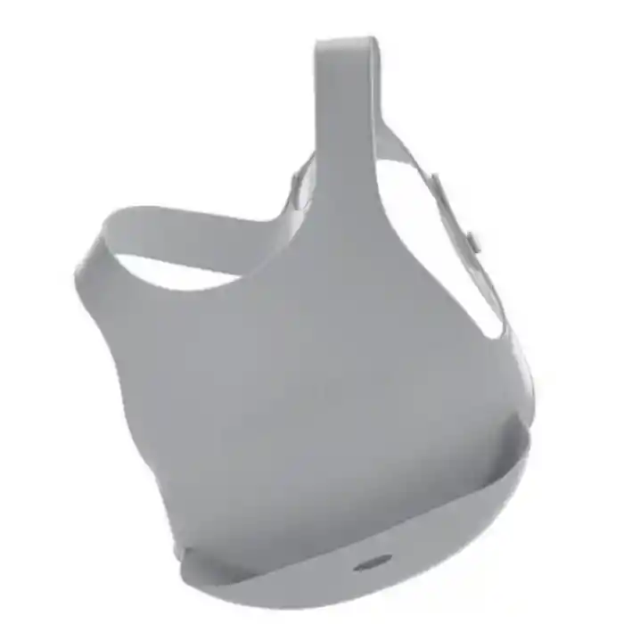 Silikon Mama Önlüğü Powder Grey