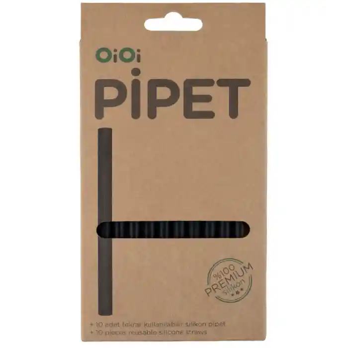 Silikon Pipet 10lu Bitter Black