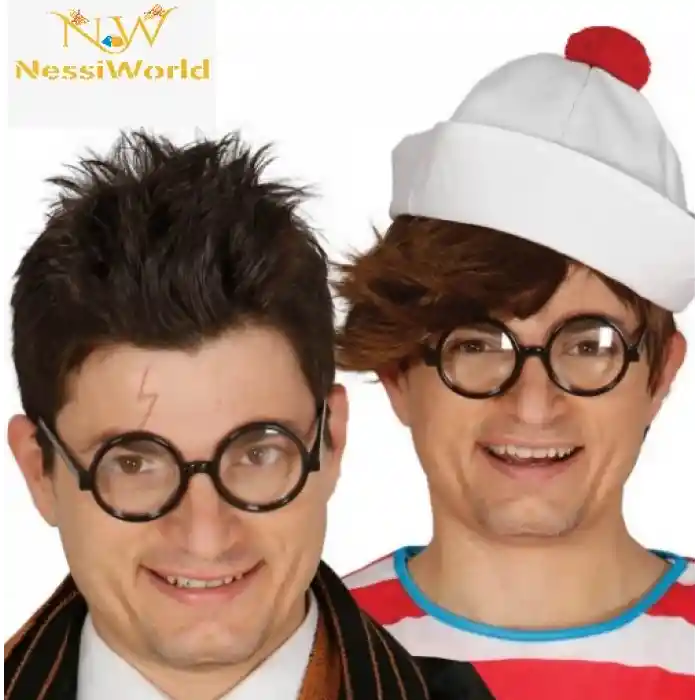 Siyah Çerçeveli Numarasız Camlı Öğrenci Şaka Gözlüğü 1 Adet