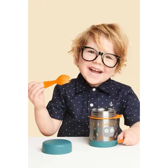 Zoo Paslanmaz Çelik Termos 325 ml Robot