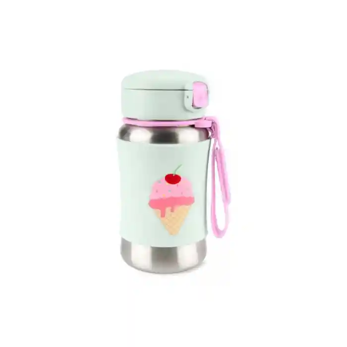 Skip Hop Zoo Pipetli Paslanmaz Çelik Suluk 350 ml Dondurma