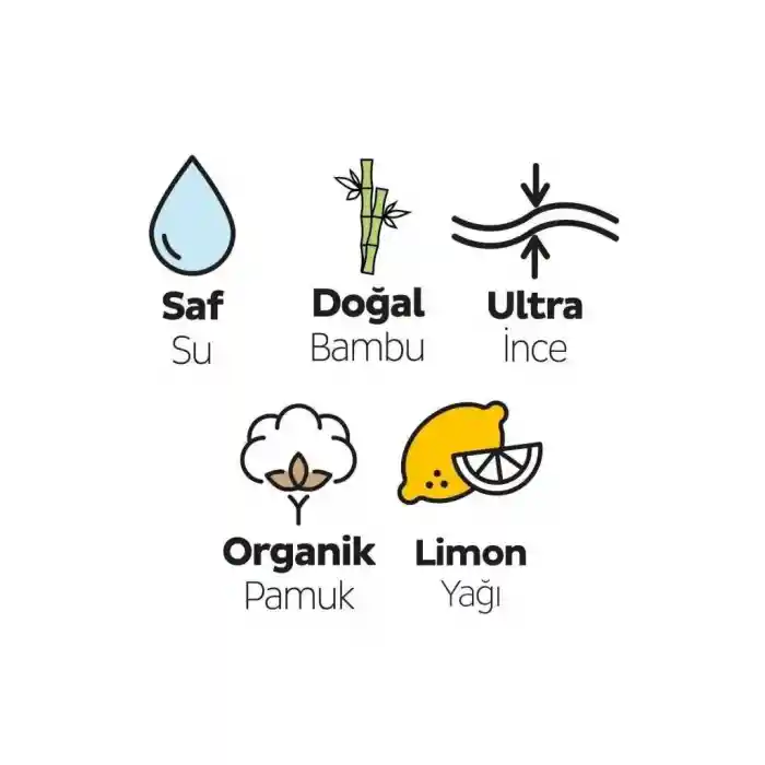 NessiWorld Ekstra Islak Havlu Mendil 5x90 450 Yaprak