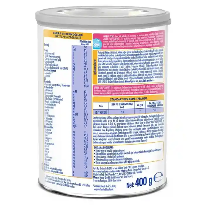 SMA Comfort 3 Devam Sütü 1-3 Yaş 400 Gr