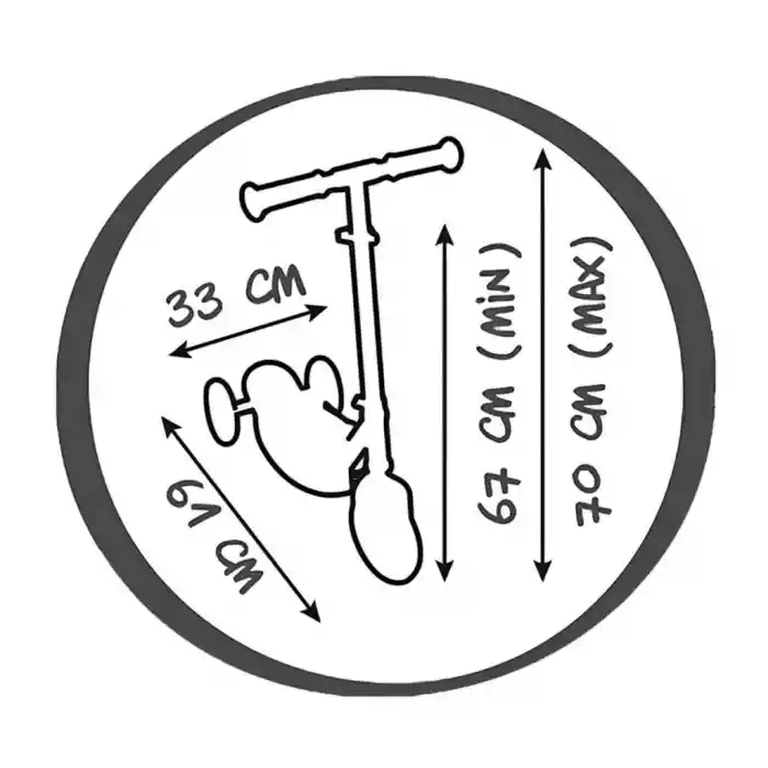 Ahşap 3W Katlanabilir Scooter 7600750908