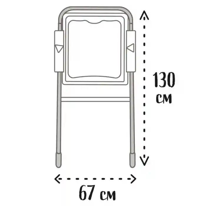Metal Ayaklı Çift Taraflı Manyetik Yazı Tahtası 7600410207