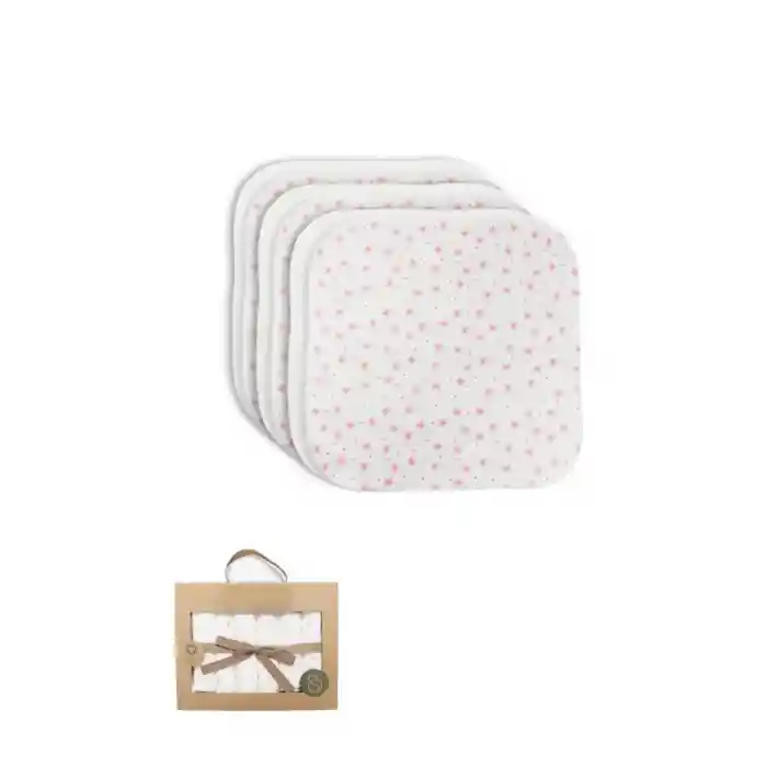 Stars Kutulu 6lı Penye Mendil 20x20 90104 Pudra