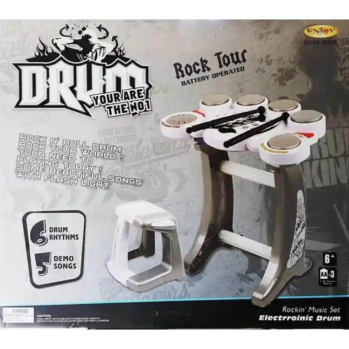 NessiWorld Drum Rock Elektronik Bateri