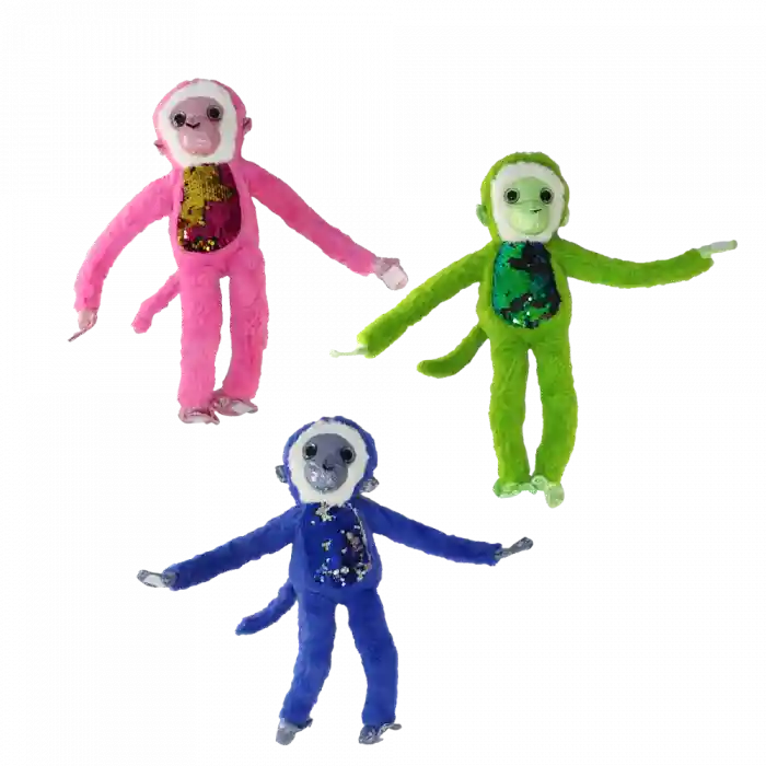 Süslü Maymunlar Peluş Oyuncak 45 cm 1 adet