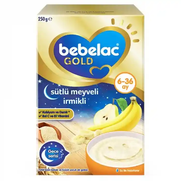 Sütlü Meyveli İrmikli Kaşık Maması 250 Gr