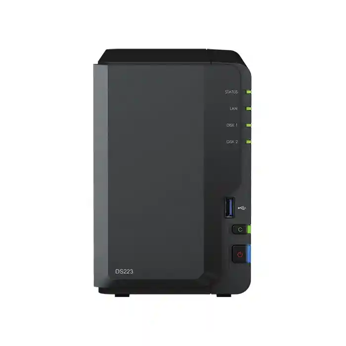 SYNOLOGY DS223 2 BAY 1xGLAN NAS DEPOLAMA ÜNİTESİ