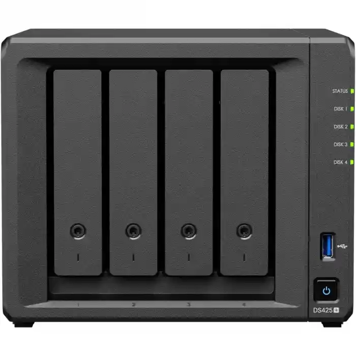 SYNOLOGY DS425PLUS 2GB 4 BAY 2xGLAN NAS DEPOLAMA ÜNİTESİ