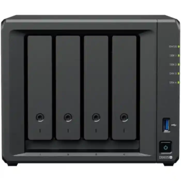 SYNOLOGY DS925PLUS 4GB 4 BAY 2xGLAN NAS DEPOLAMA ÜNİTESİ