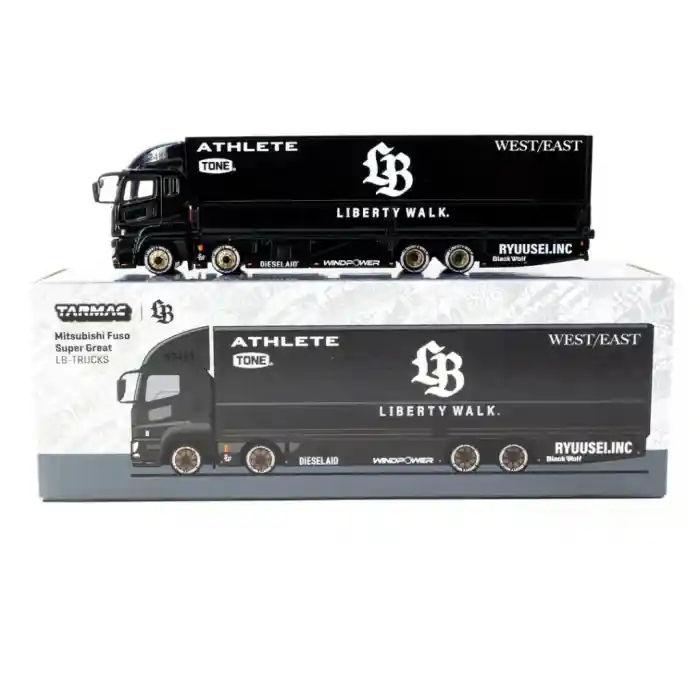 Tarmac Works 1/64 Mitsubishi Fuso Super Great LB-TRUCKS Black