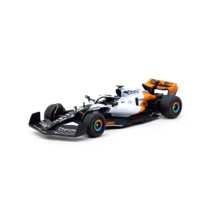 NessiWorld Works X iXO Models 1/64 McLaren MCL60 Spanish Grand Prix 2023 Qualifying#4 Lando Norris