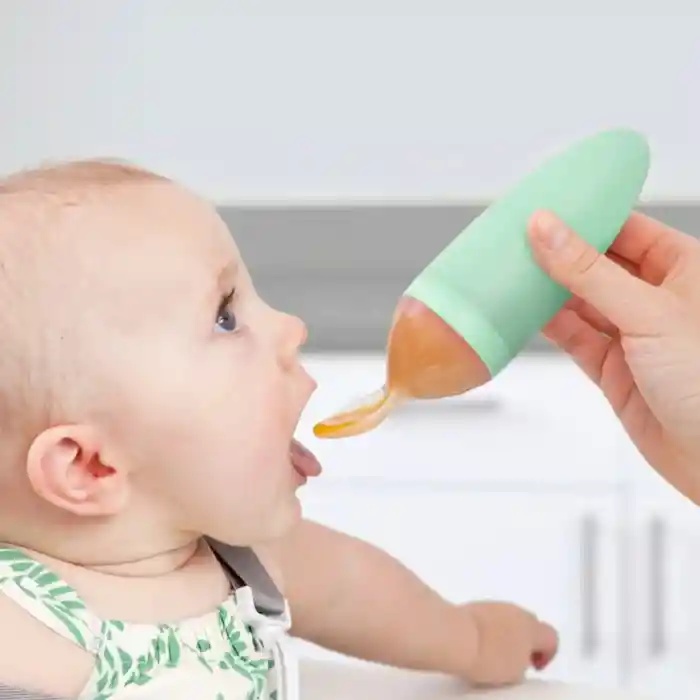 TBN11419 BOON - SQUIRT Silikon Yeşil Mama Kaşığı