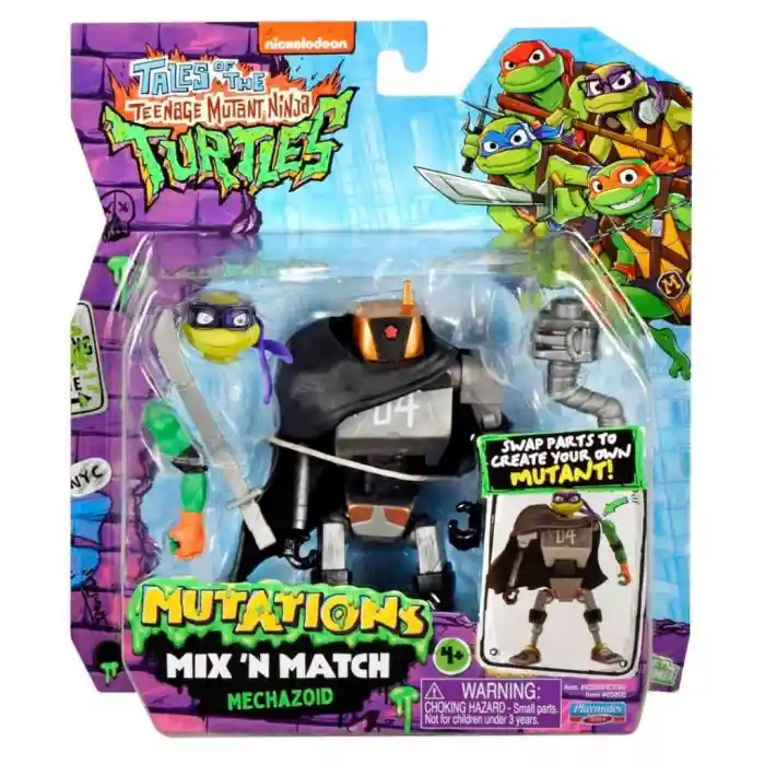 Teenage Mutant Ninja Turtles Mutations Mix N Match Mechazoid Figürü