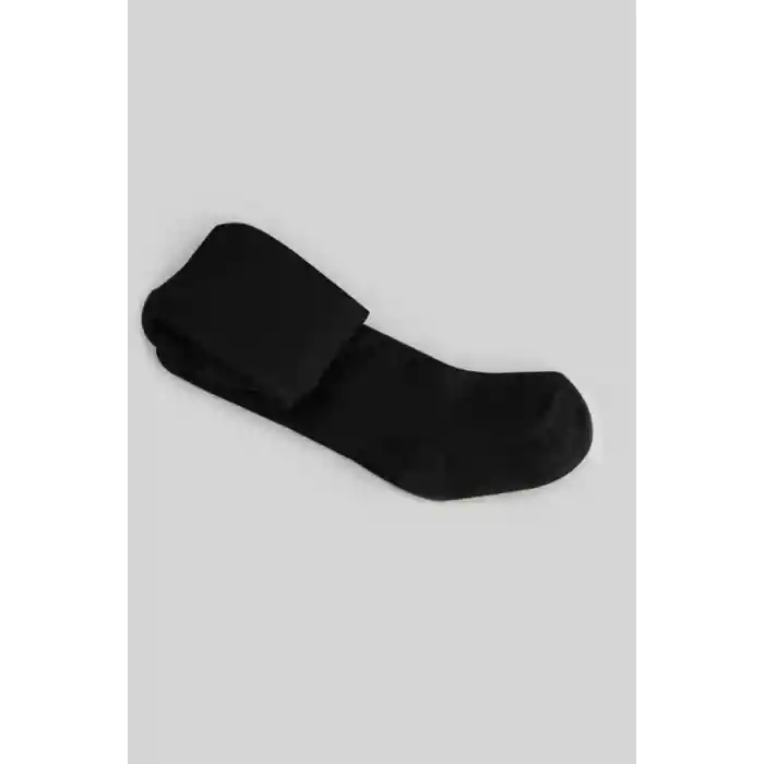 Tekli Düz Külotlu Çorap 50104 Siyah