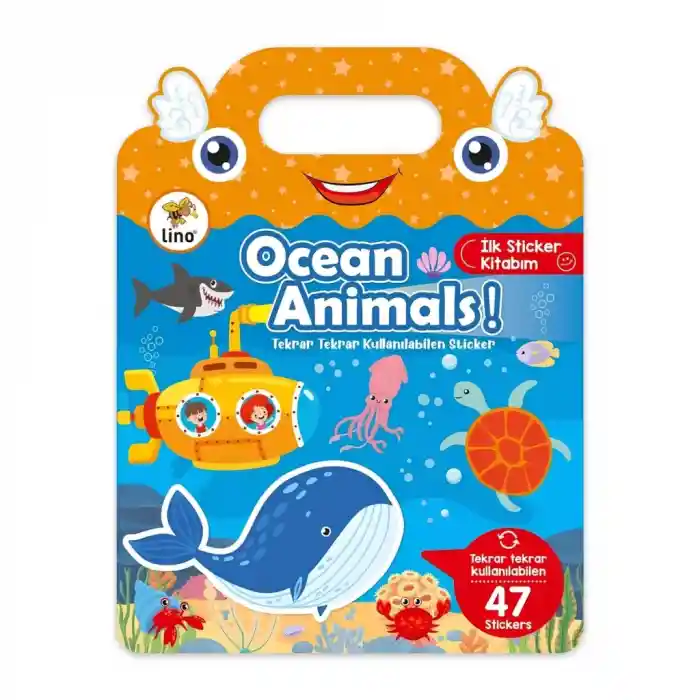 Tekrar Kullanılabilen İlk Sticker Kitabım Ocean Animals