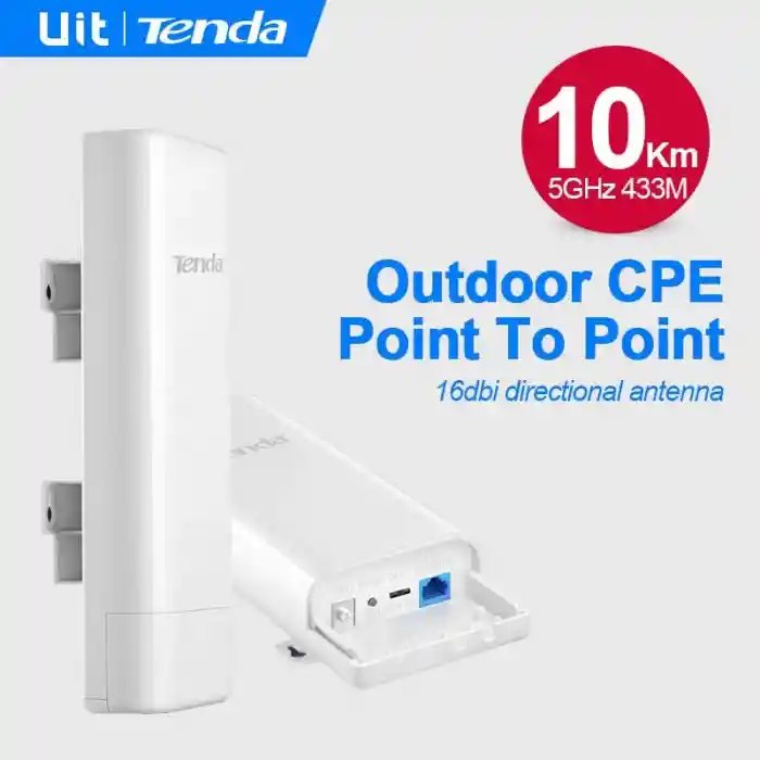 TENDA O6 433MBPS 1PORT POE INT. ANTEN 16DBI 5GHz OUTDOOR 5 KM ACCESS POINT