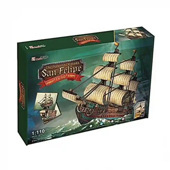 The Spanish Armada San Felipe 3D Puzzle