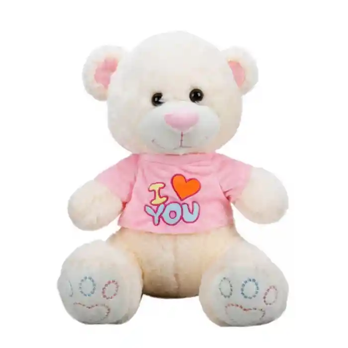 Tişörtlü Peluş Ayı 40 cm.