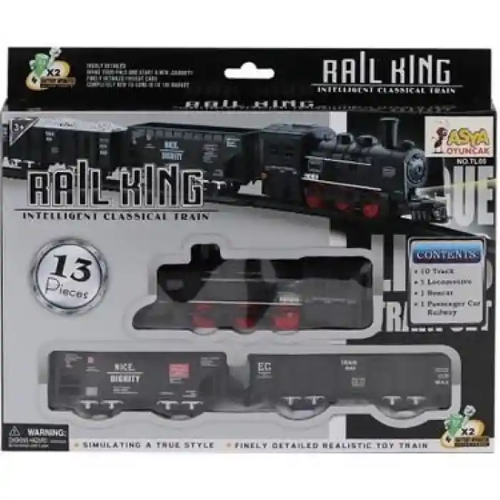 TL05 13 PARÇA IŞIKLI KLASİK TREN- ŞİM