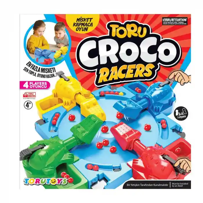 Toru Croco Misket Kapmaca Eğlenceli Aile Kutu Oyunu
