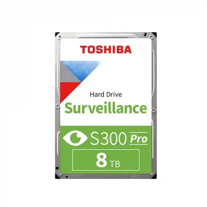 TOSHIBA SURVEILLANCE S300 PRO 8TB 7200RPM 512MB SATA3 6Gbit/sn MD10ADA800V GÜVENLİK HDD