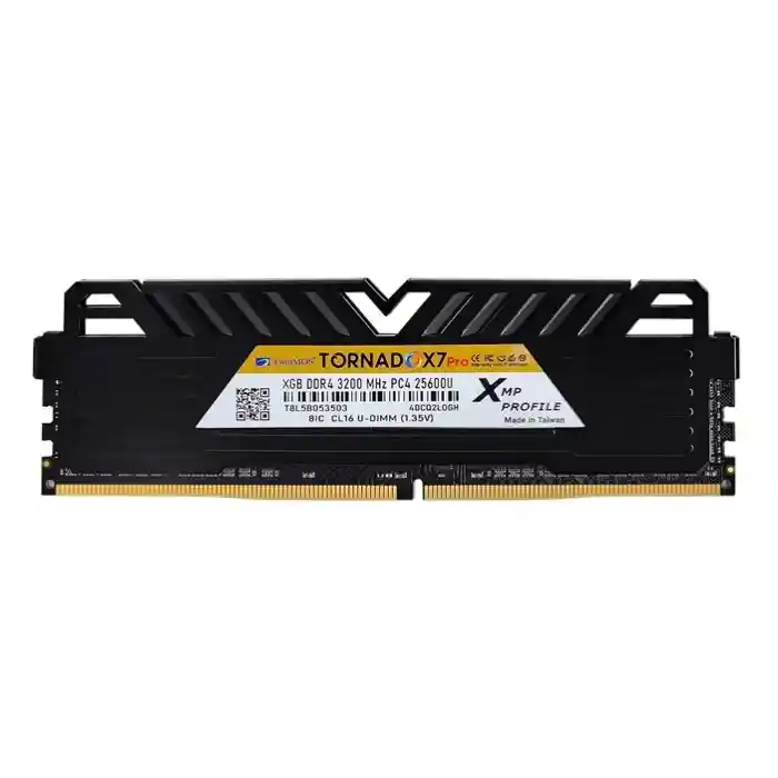TWINMOS 16GB 3200MHZ DDR4 TORNADOX7 SOĞUTUCULU TMD416GB3200D16BKX7P PC RAM