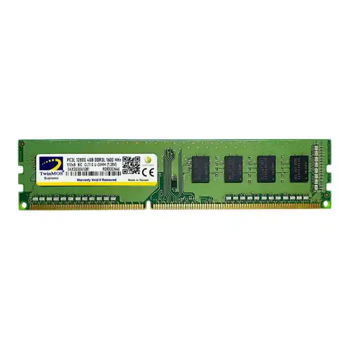 TWINMOS 4GB 1600MHz DDR3 1.35V PC Ram MDD3L4GB1600D