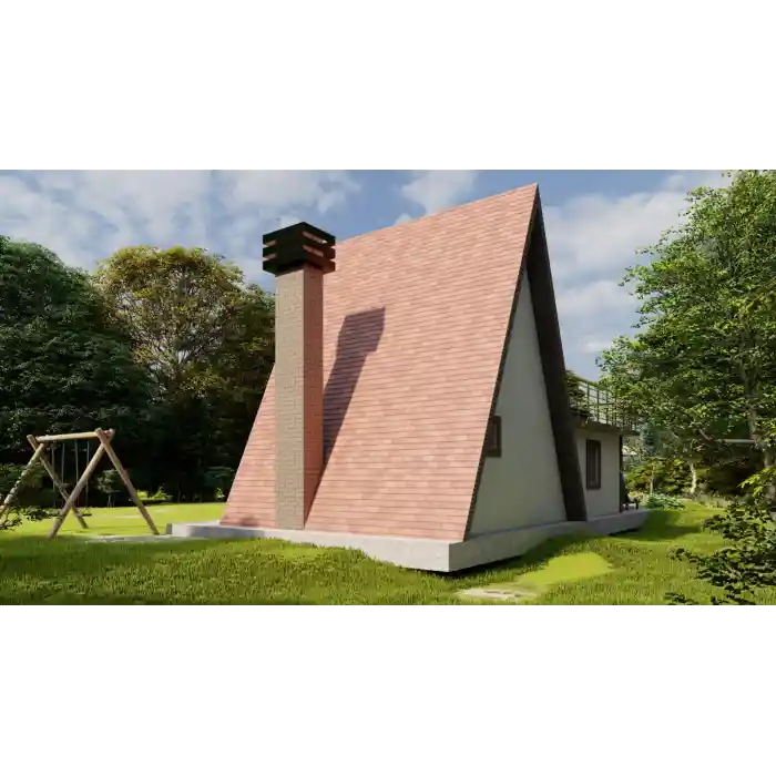 Üçgen Ev (Hafif Çelik Villa)