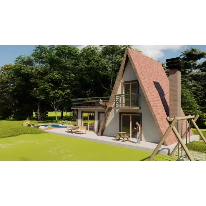 Üçgen Ev (Hafif Çelik Villa)