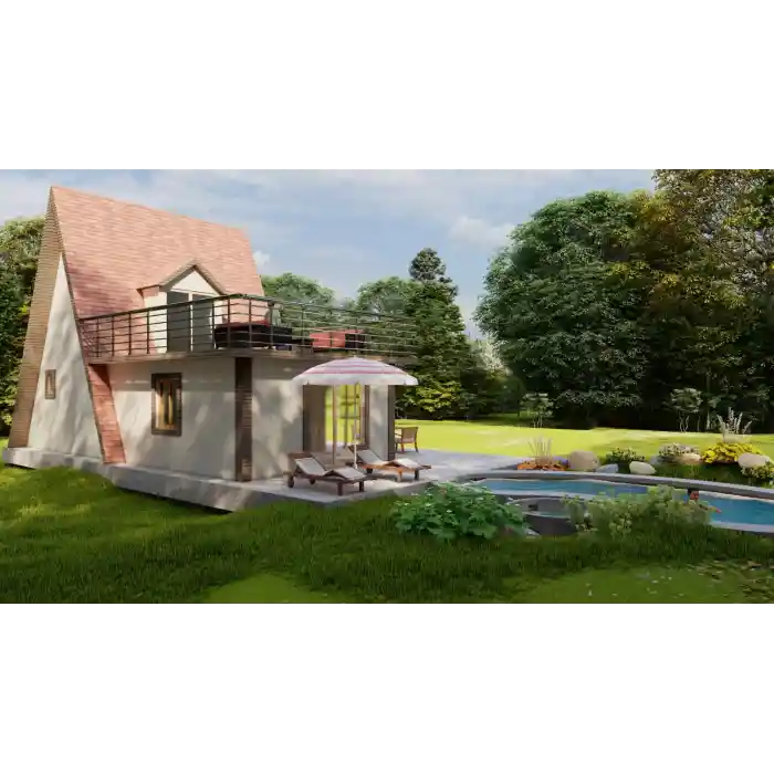 Üçgen Ev (Hafif Çelik Villa)