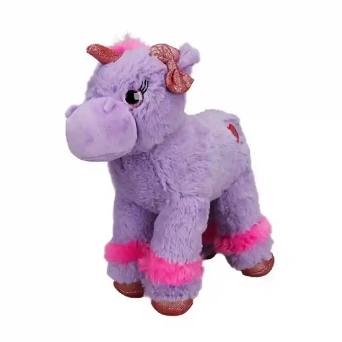 Unicorn Renkli Peluş At 28 cm.