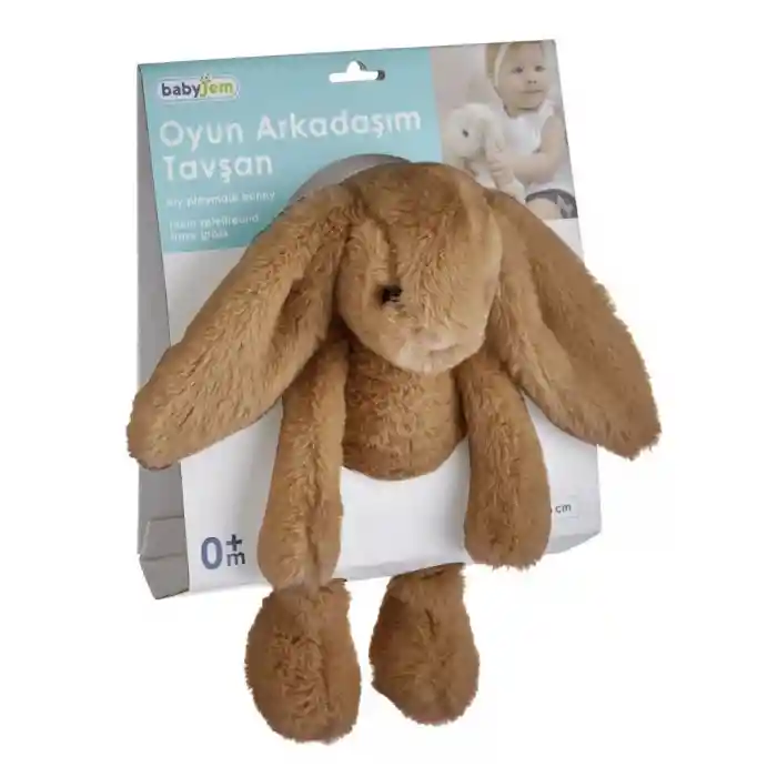Uyku Arkadaşım Oturabilen Tavşan 30 Cm 730 Açık Kahve