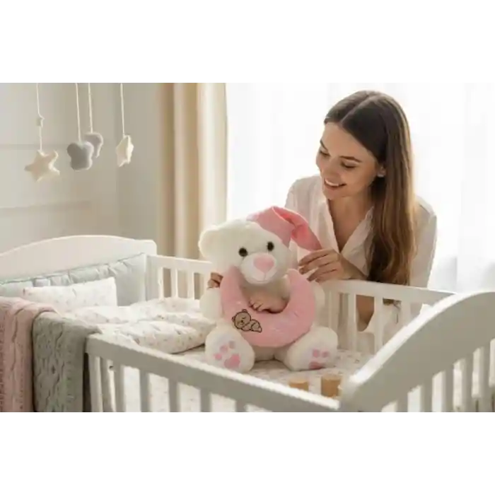 Uykucu Ayıcık Uyku Arkadaşım Peluş Oyuncak 50 cm